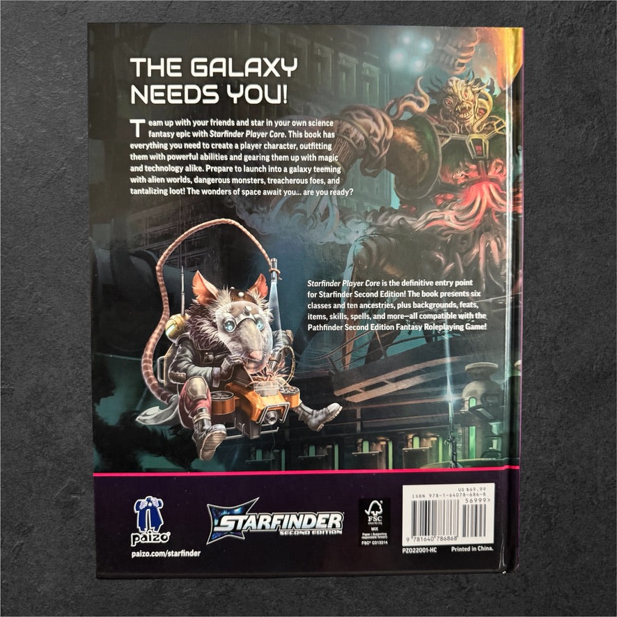Starfinder 2E: Player Core