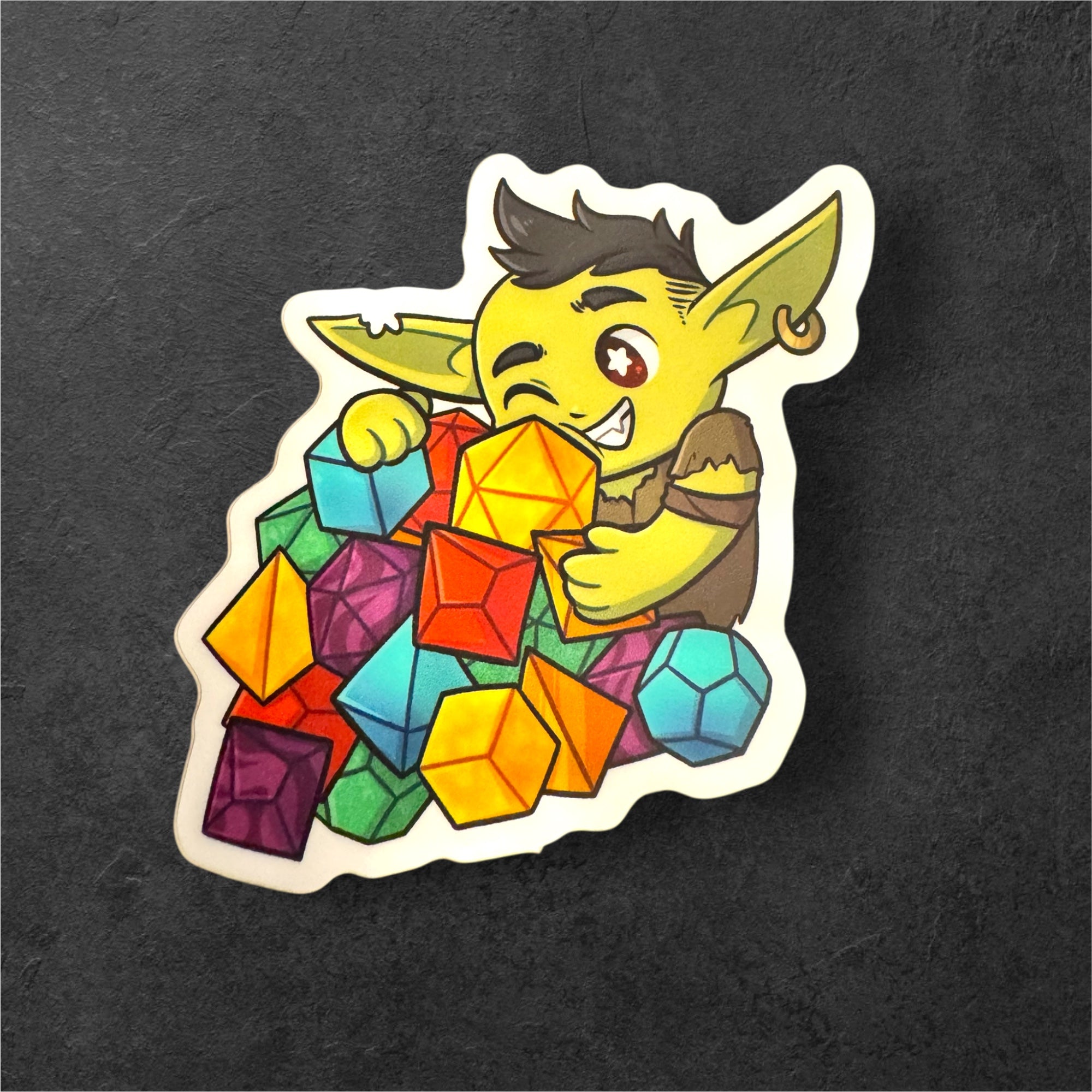 Dice Goblin - Vinyl Sticker
