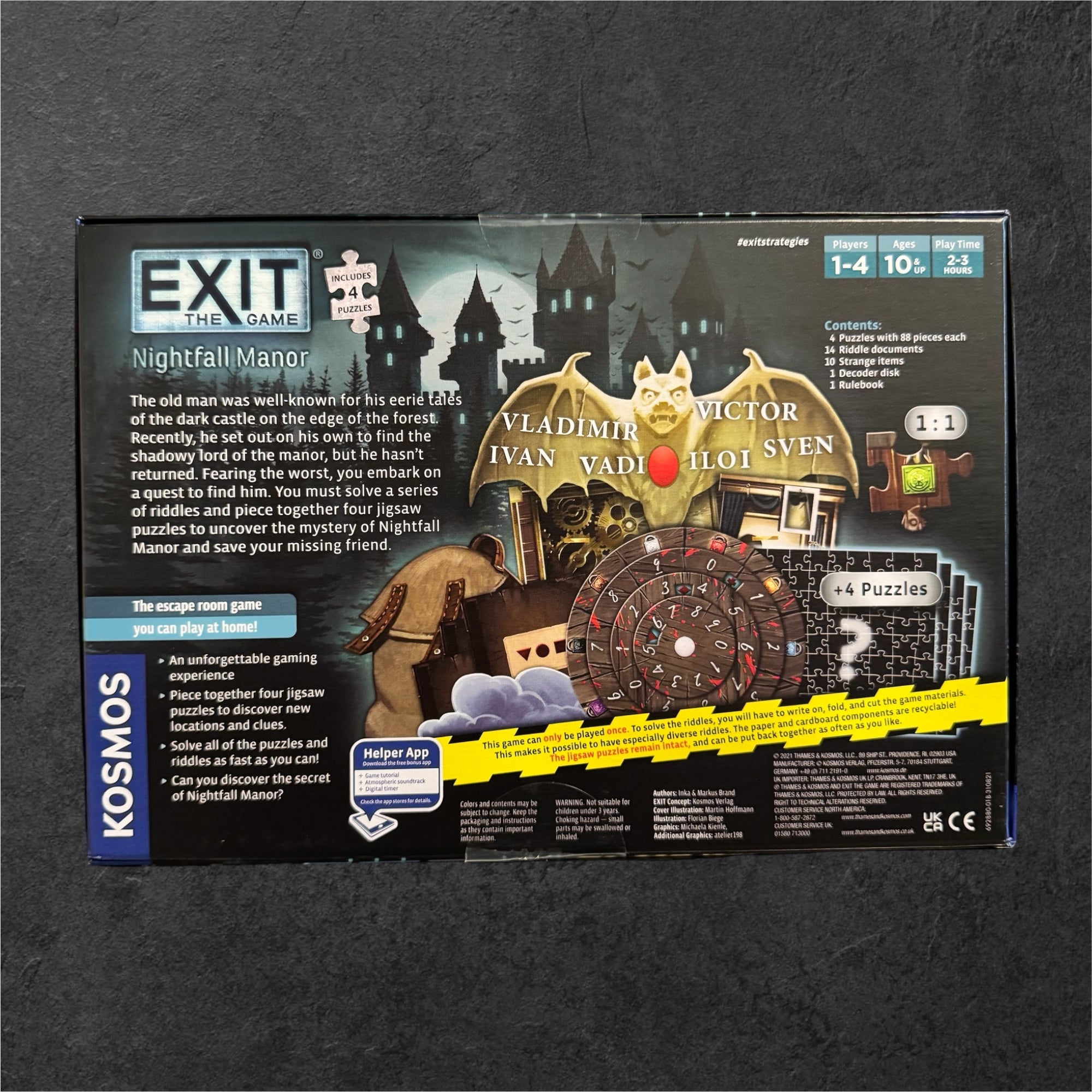 Exit: Nightfall Mannor  (with Puzzle)