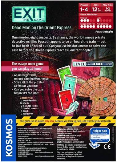 EXIT: Dead Man on the Orient Express