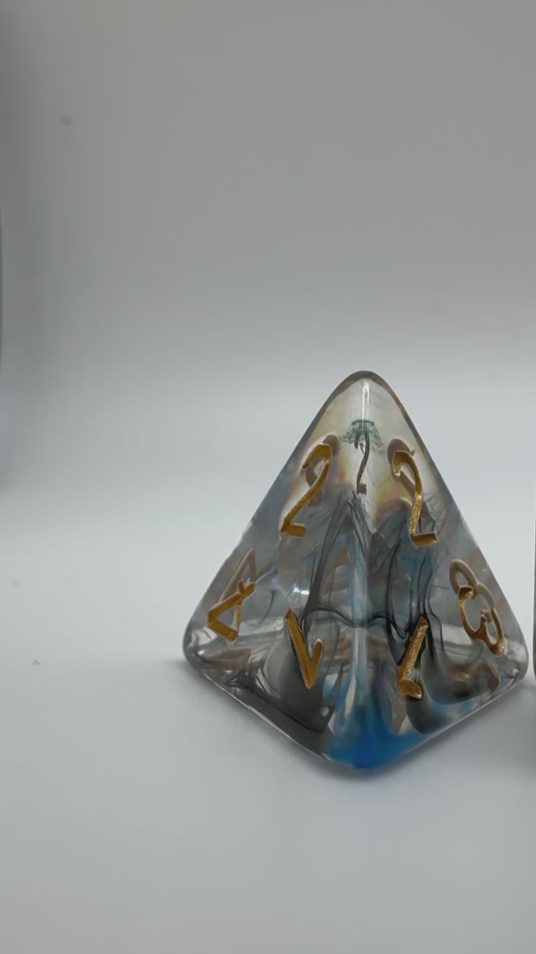 Smokey'ish Polyhedral Resin Dice Set